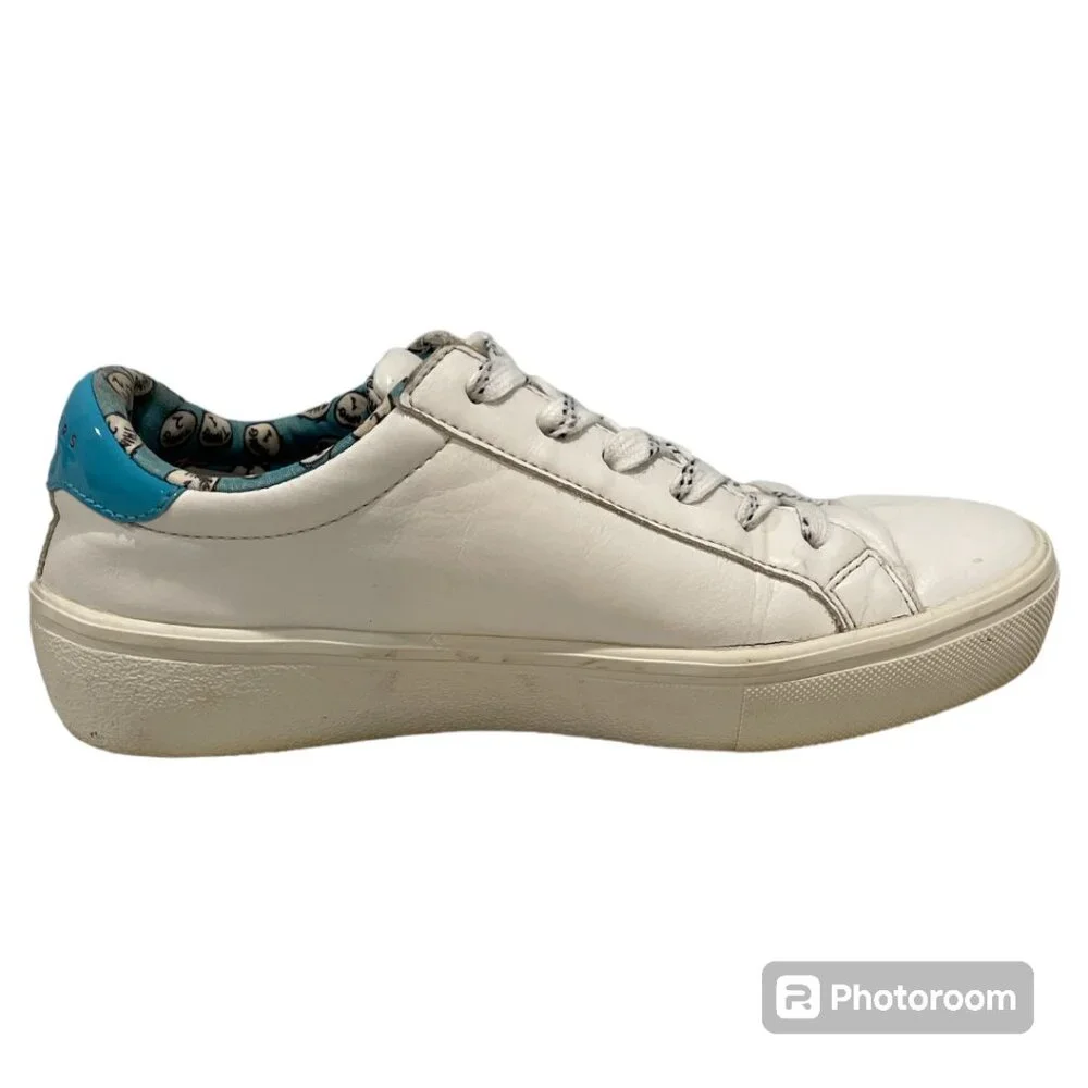 Skechers X Dr. Seuss Goldie 2.0 Two Things White Blue Red Sneaker Size 7… - Picture 4 of 9